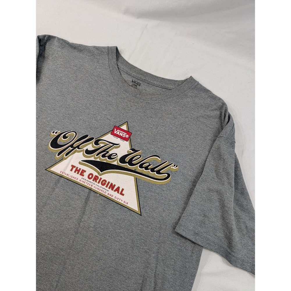 VANS MENS OF THE WALL  LOGO T SHIRT LARGE